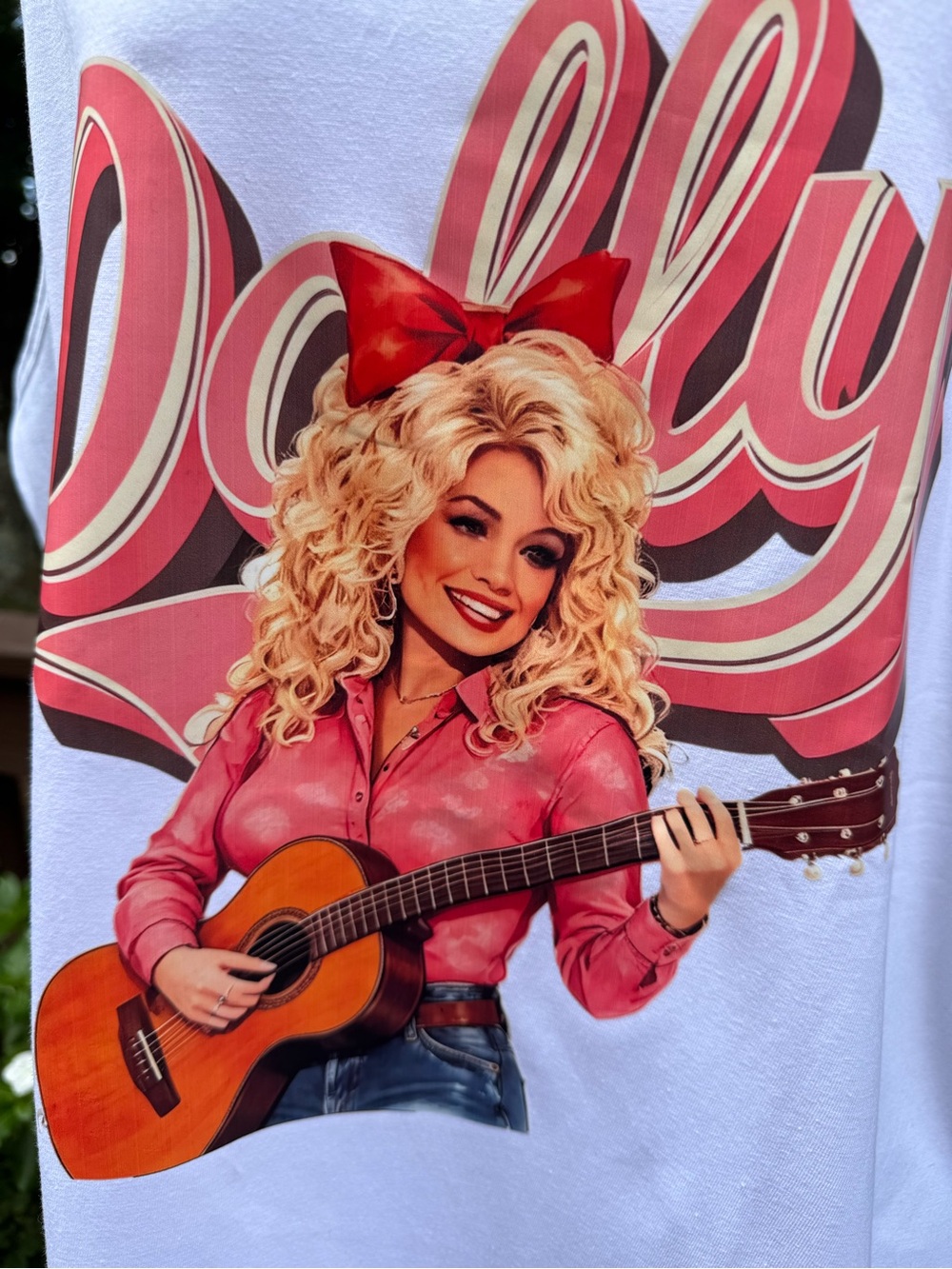 Dolly Pardon Graphic Tee – Pink Dolly Design